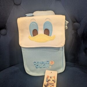 Donald Duck Blue and White Crossbody Bag